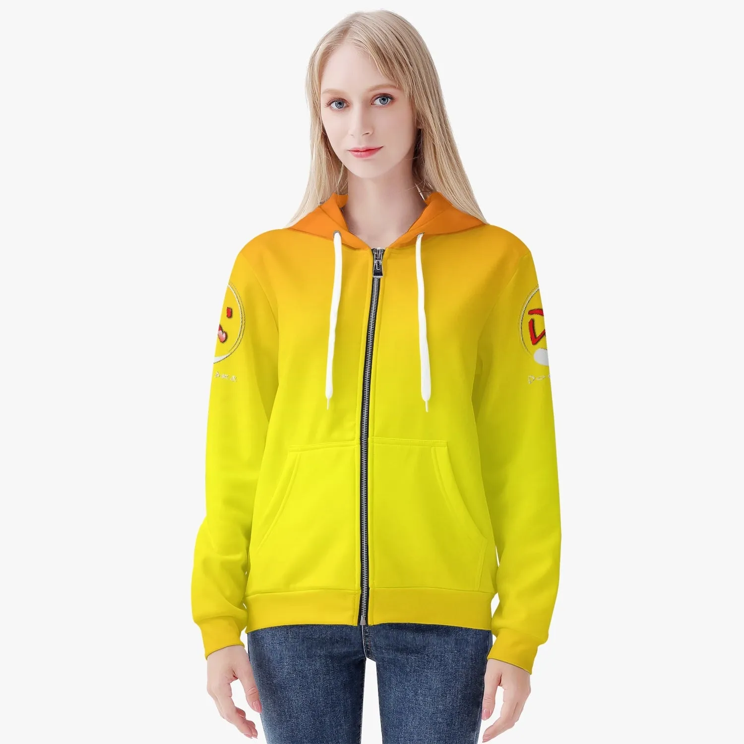 221. Women's DOPWARE Full Zip Up Hoodie