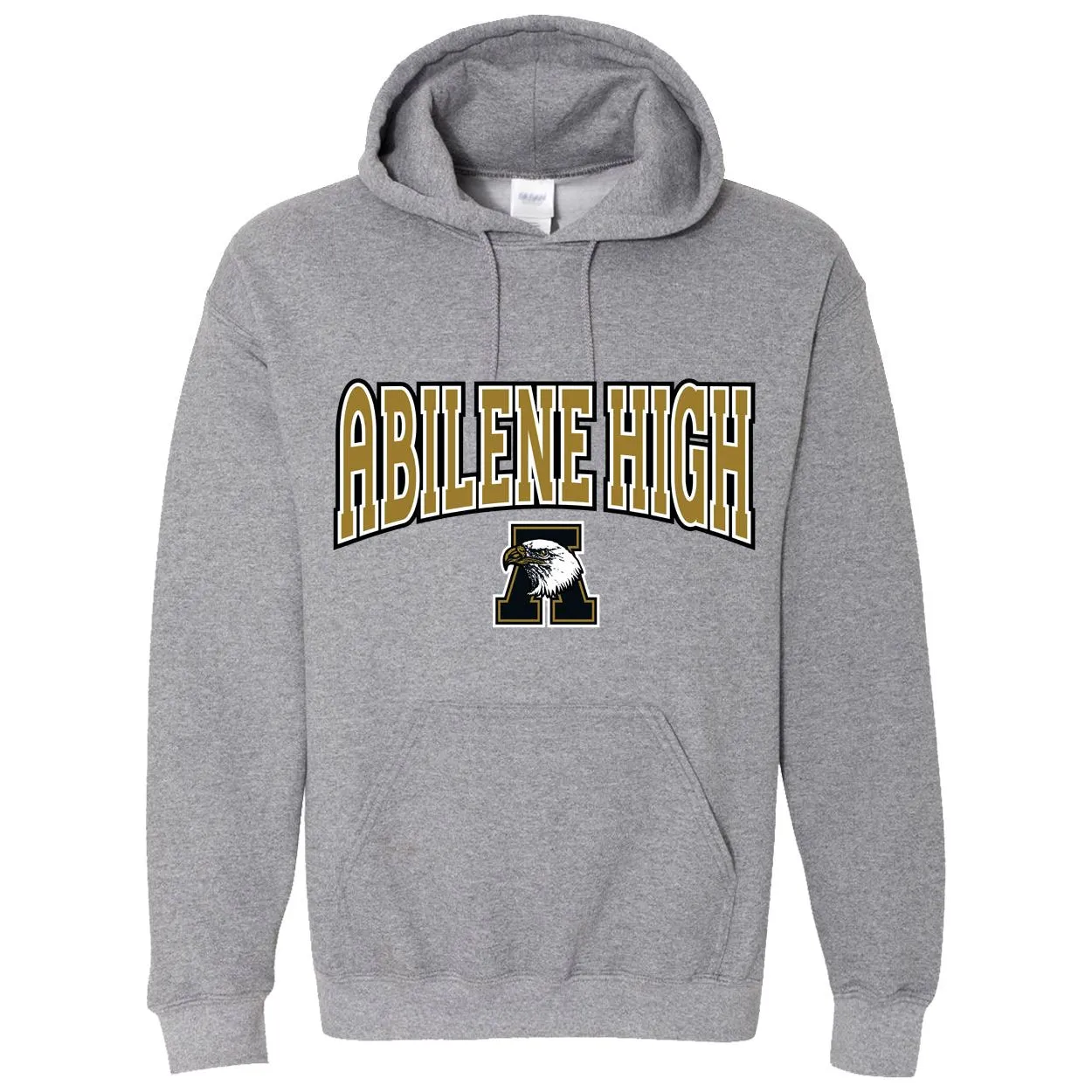 Abilene High Eagles - Arched Mascot Hoodie