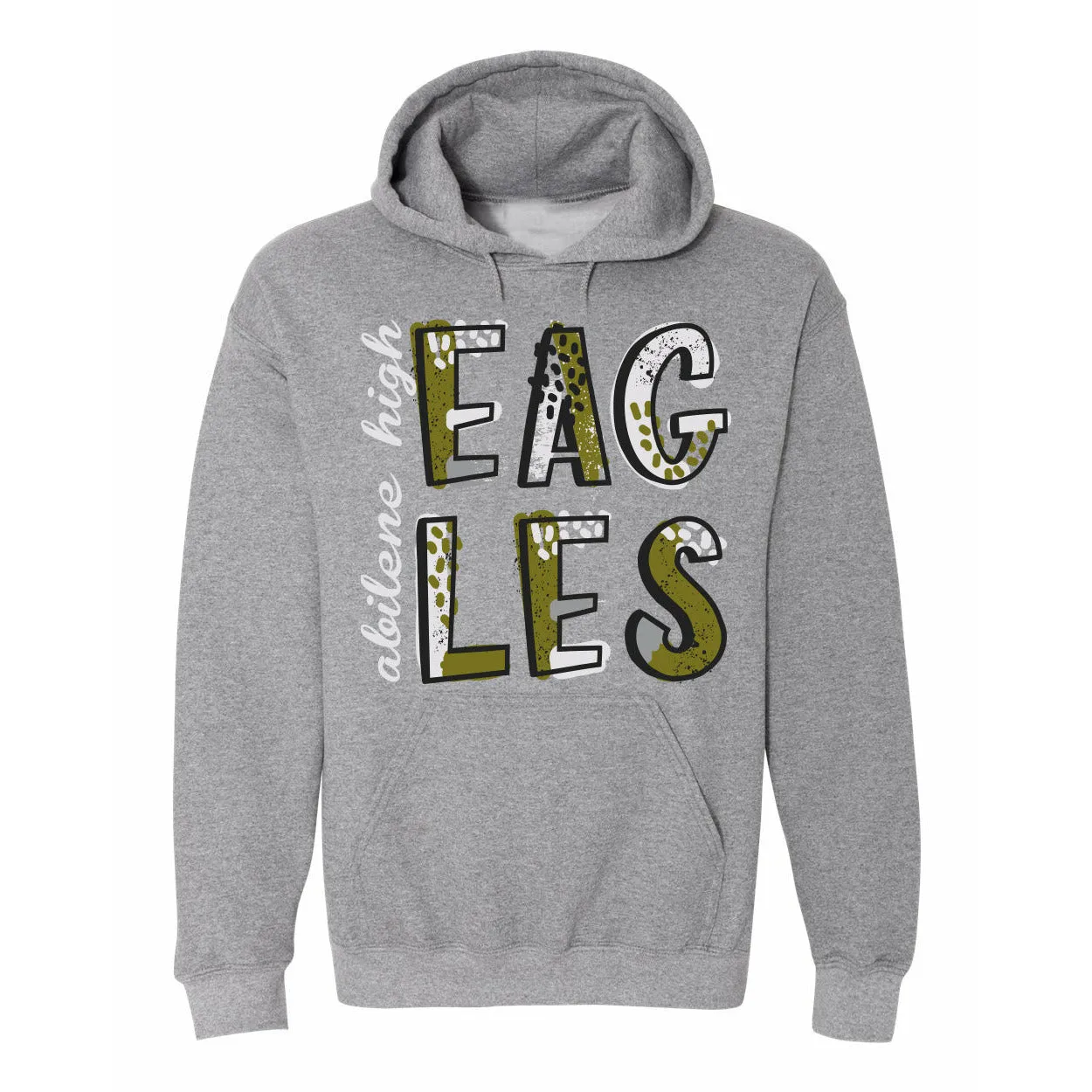 Abilene High Eagles - Splatter Hoodie