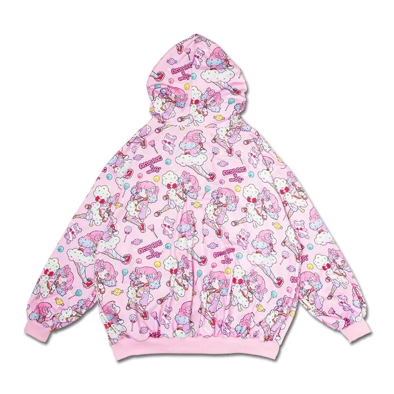 ACDC RAG x Mog “Fuwa-chan” pink hoodie