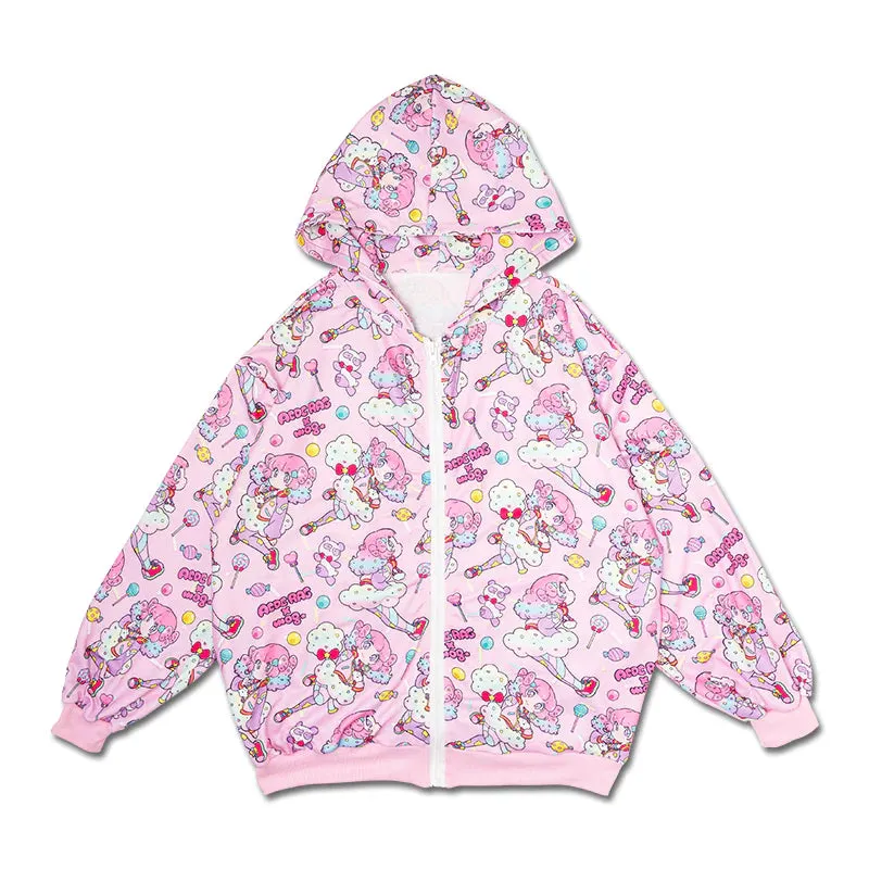 ACDC RAG x Mog “Fuwa-chan” pink hoodie