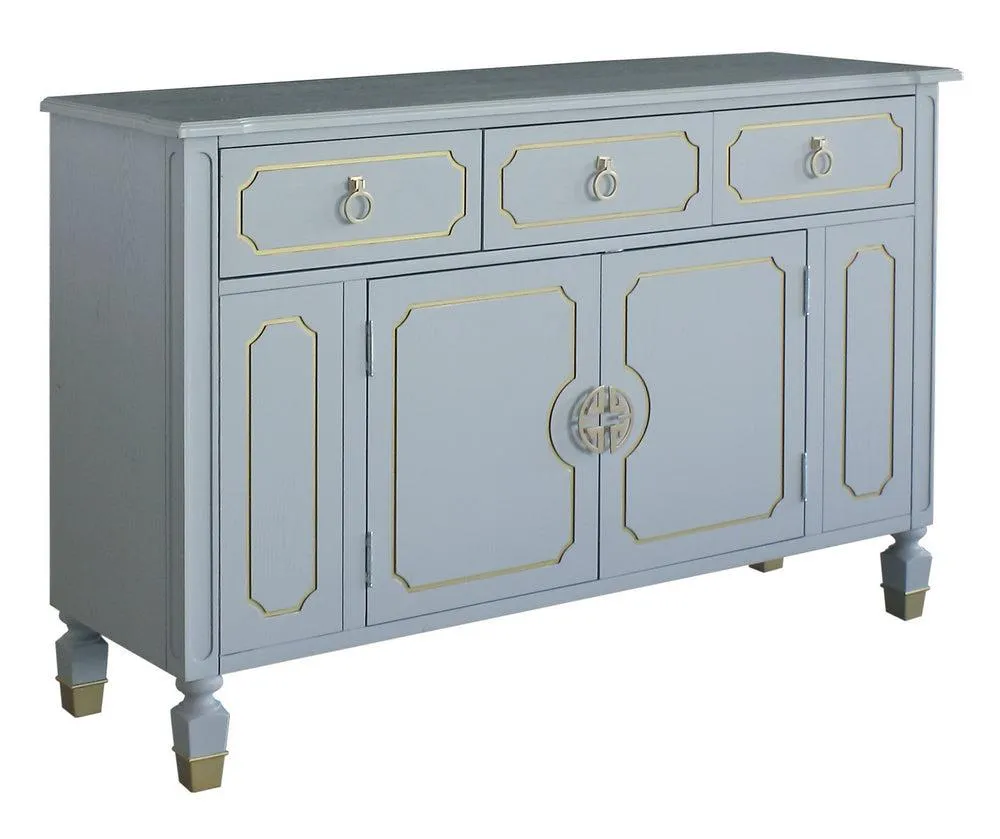 Acme Furniture House Marchese Dresser in Pearl Gray 28865