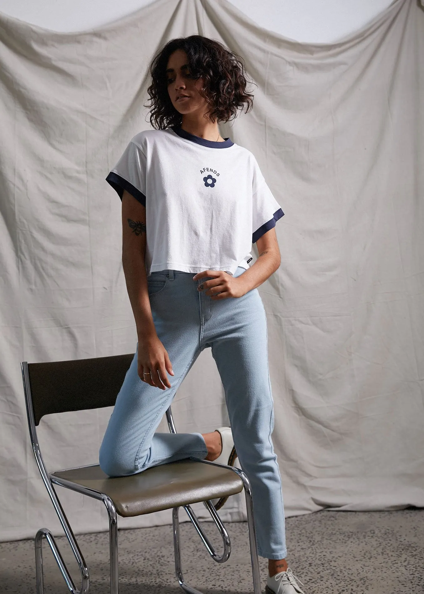 Afends Womens Ivy - Relaxed Fit Ringer Tee