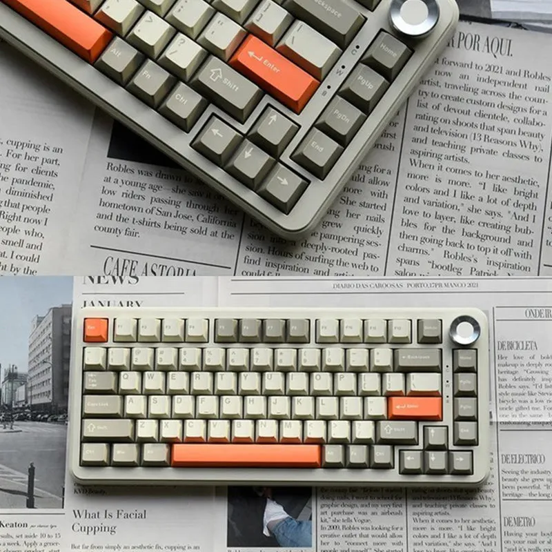 Ajazz AK820 Max Retro Style Wireless Mechanical Keyboard