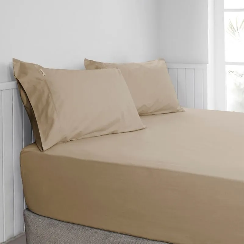 Algodon 300 Thread Count Cotton Fitted Sheet and Pillowcase Set Only