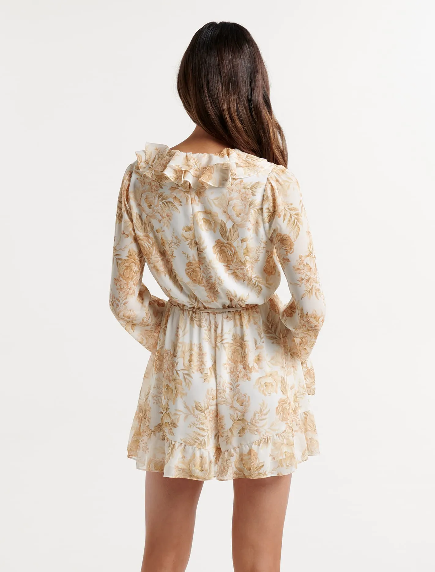 Alicia Frill Neck Playsuit