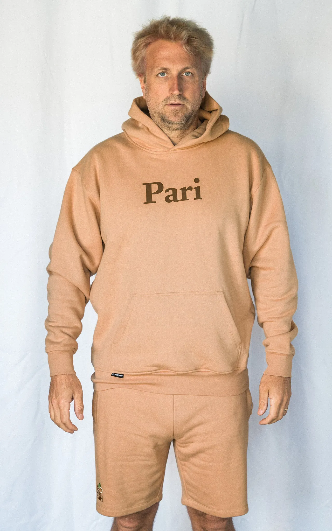 ALMOND PASTEL CLUB HOODIE