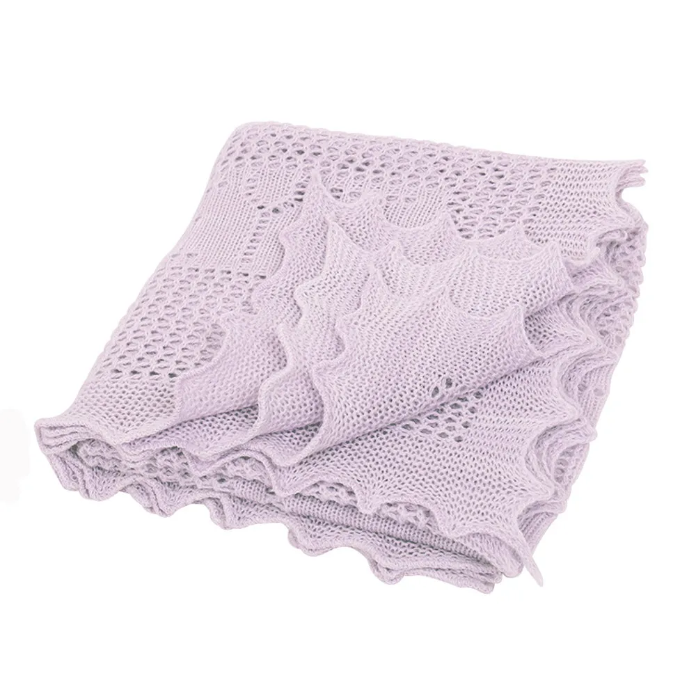 Apple of my Eye Baby Shawl - Lilac