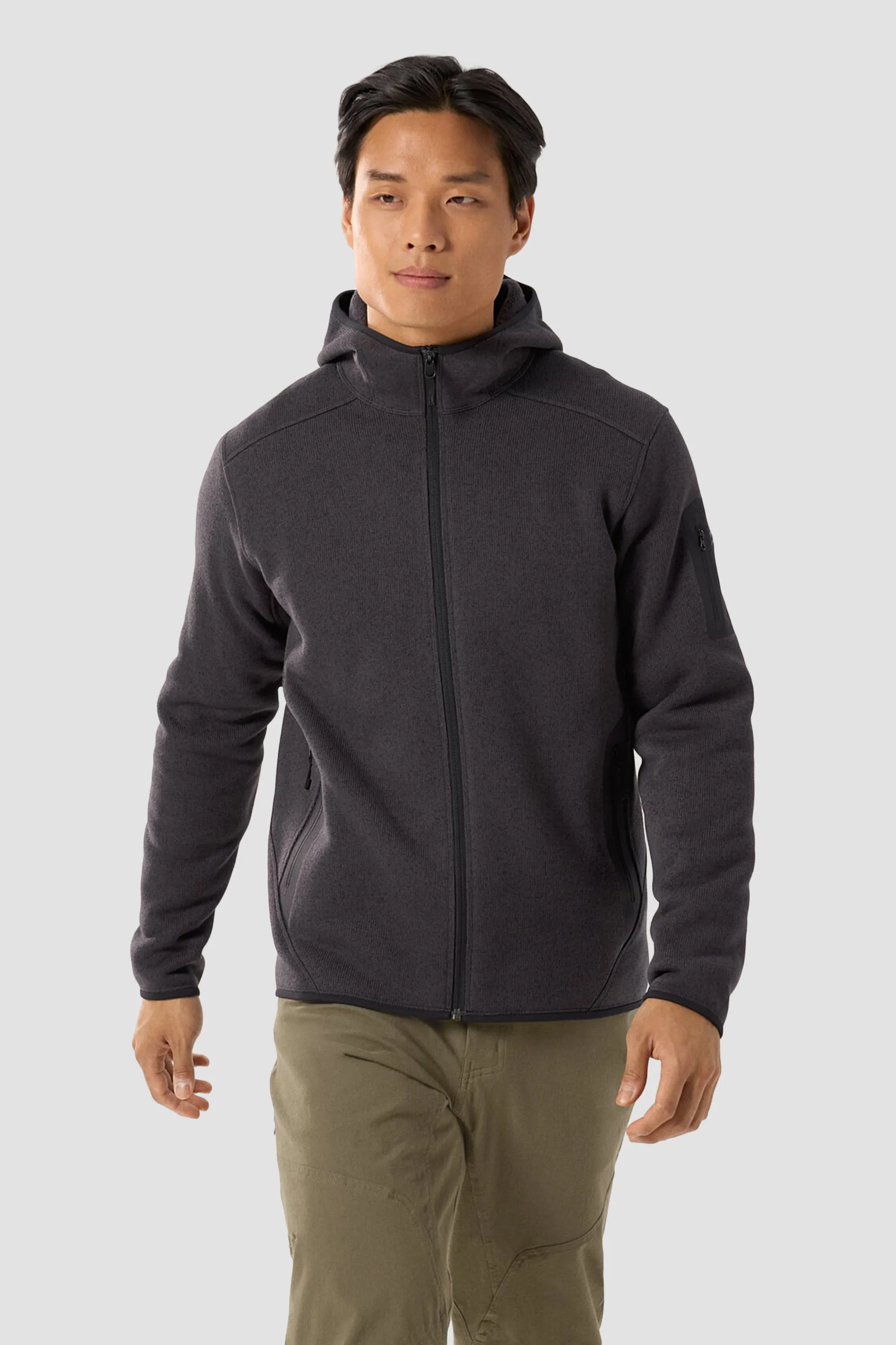 Arc'teryx Men's Covert Hoody in Black Heather ll