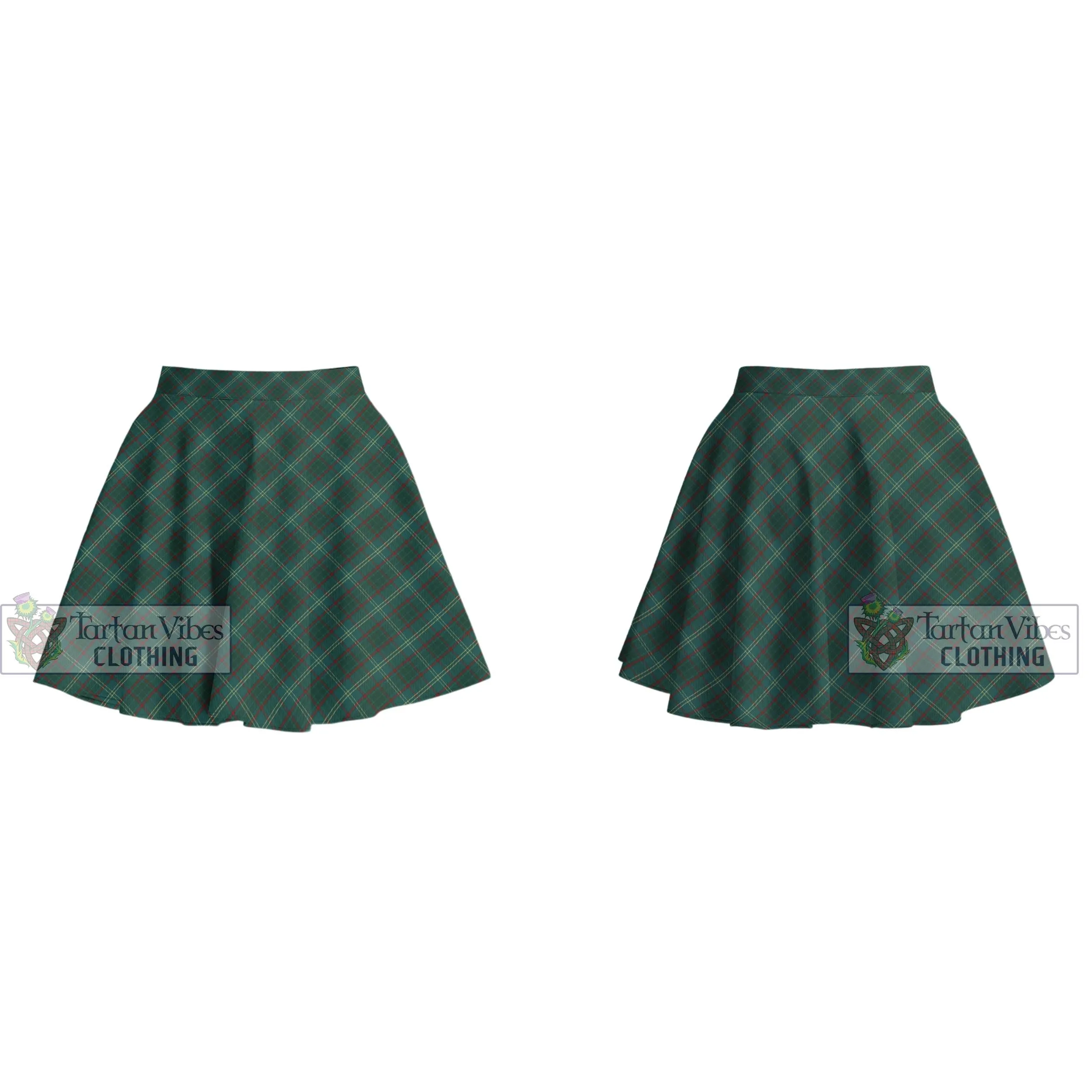 Armagh County Ireland Tartan Women's Plated Mini Skirt