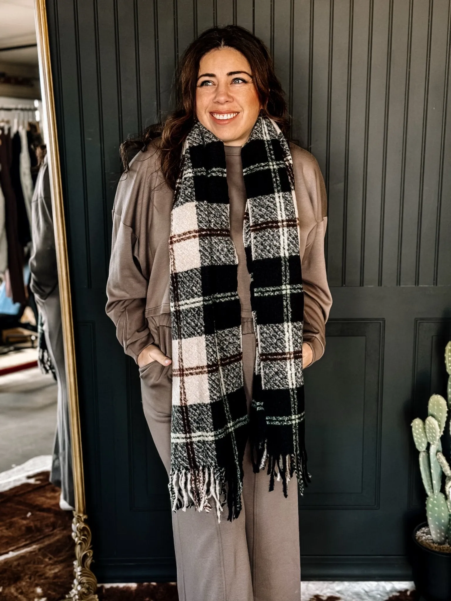 Aspen Fireside Plaid Scarf