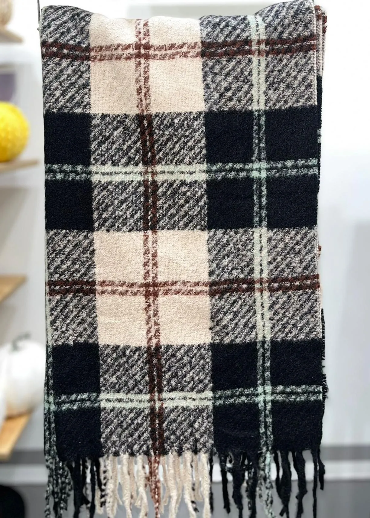 Aspen Fireside Plaid Scarf