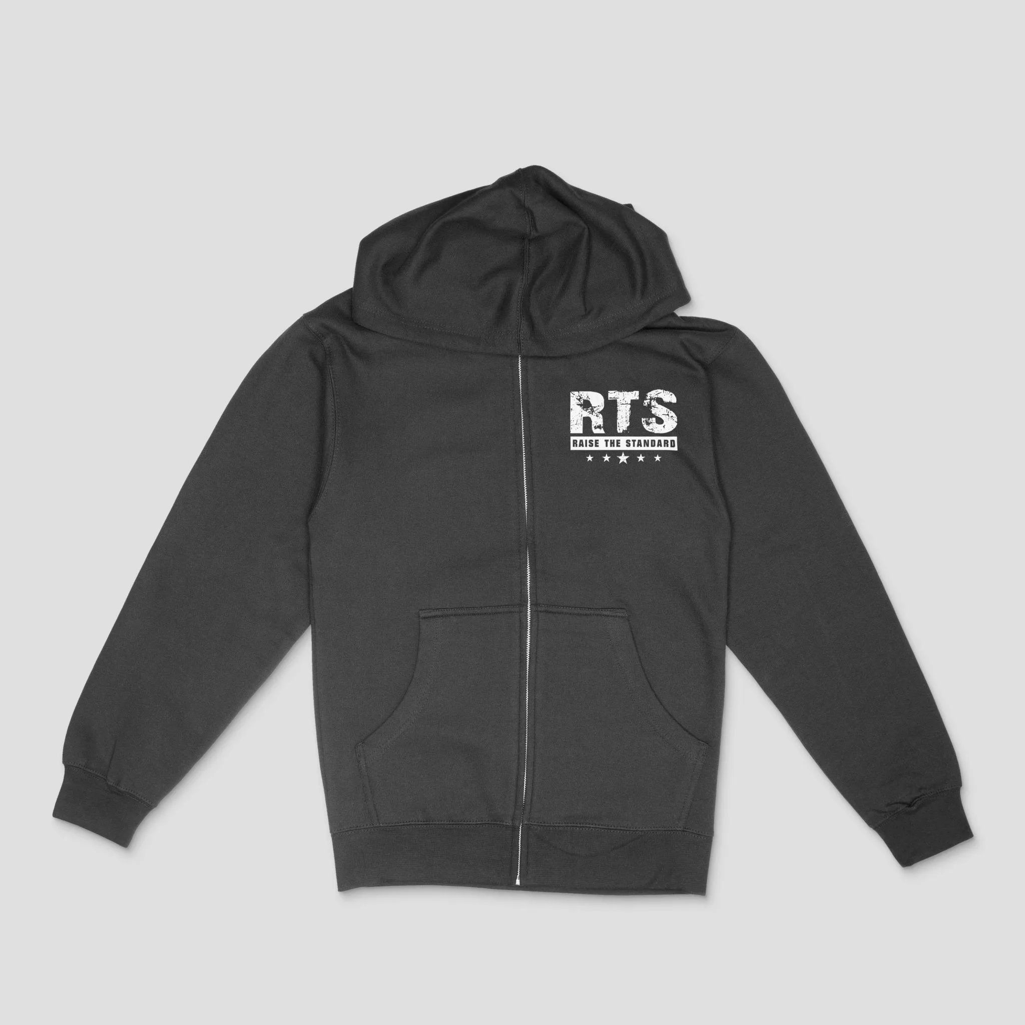 Behind Every Strong Person Zip-up Hoodie