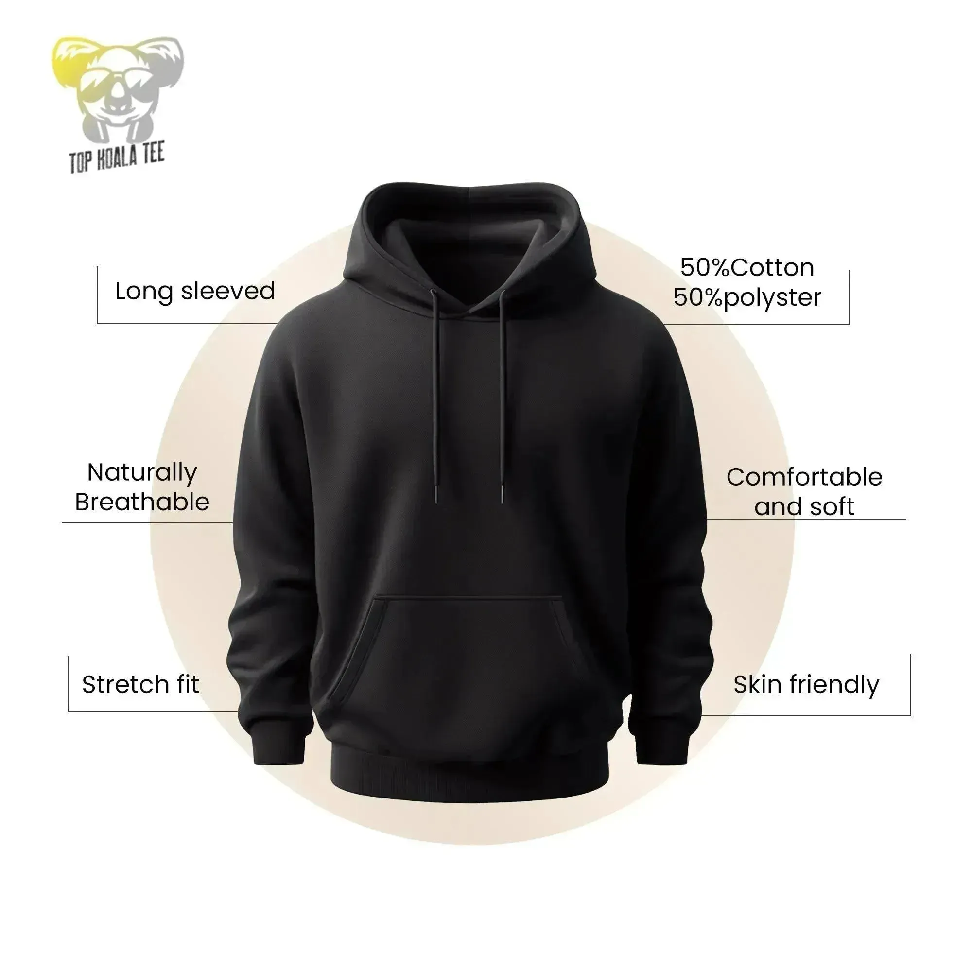 Blended Cotton Midweight Unisex Graphic Hoodie Stay Woke Ultra Soft Pullover