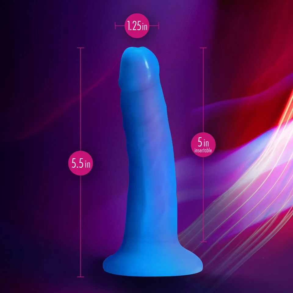 Blush Neo Elite Tapered 6 Inch Dual Density Silicone Dildo