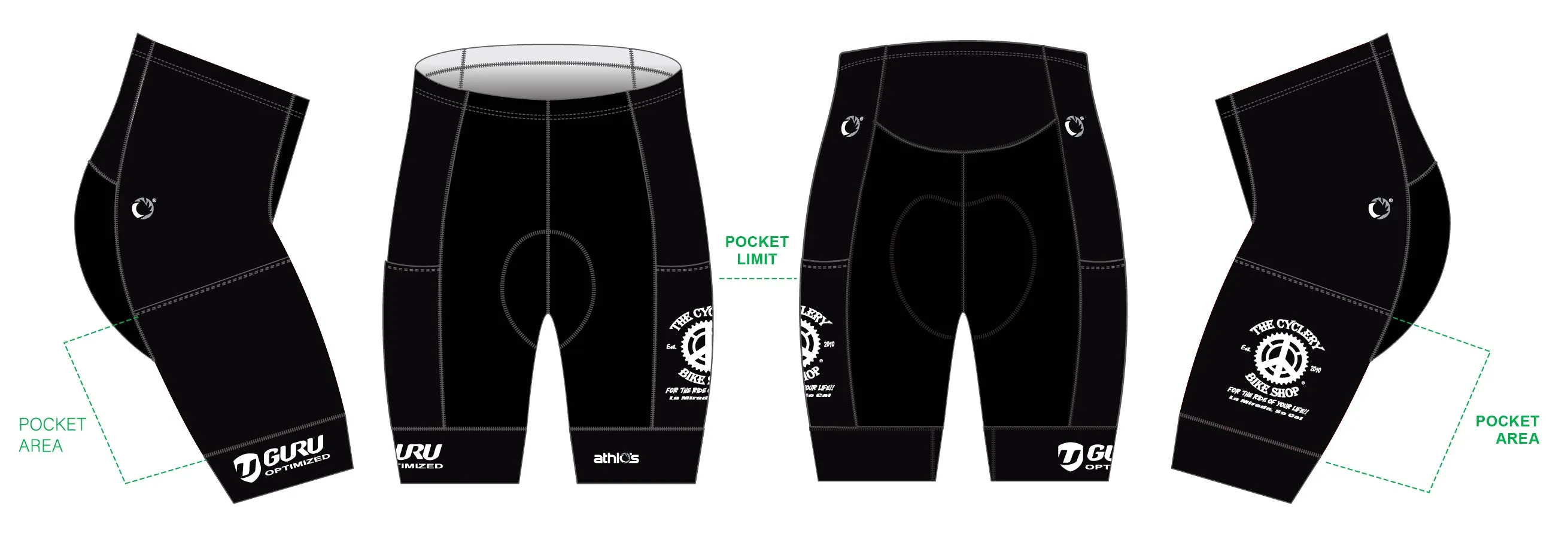 Breakaway Domestique Gravel Short Men's - The Cyclery Bike Shop