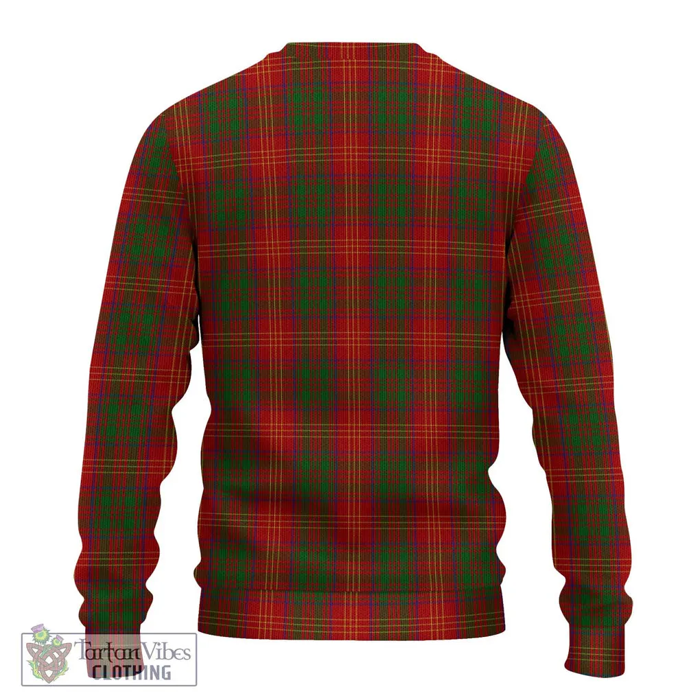 Burns Tartan Ugly Sweater with Family Crest DNA In Me Style