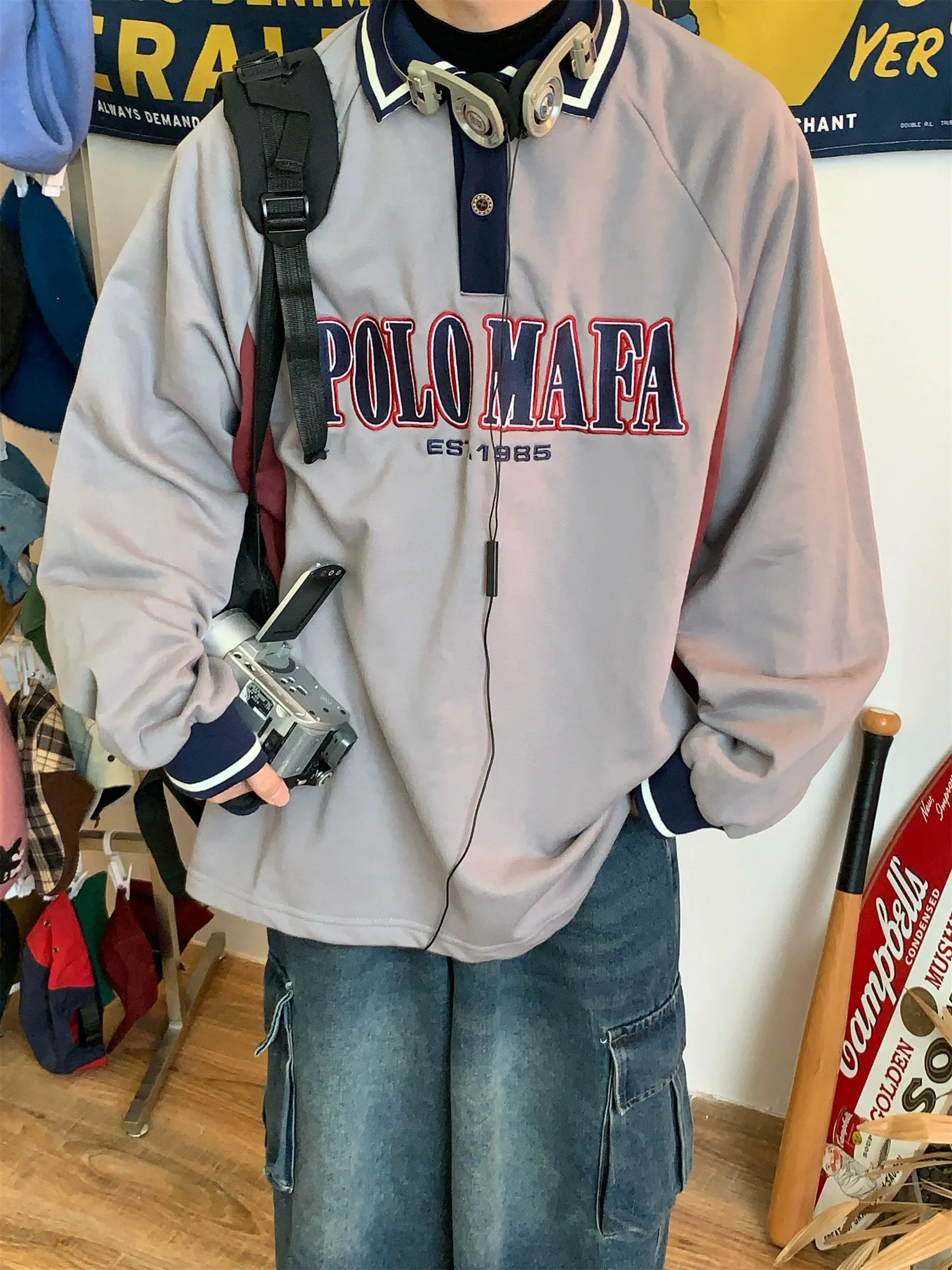 c2 Oversized Polo Sweater