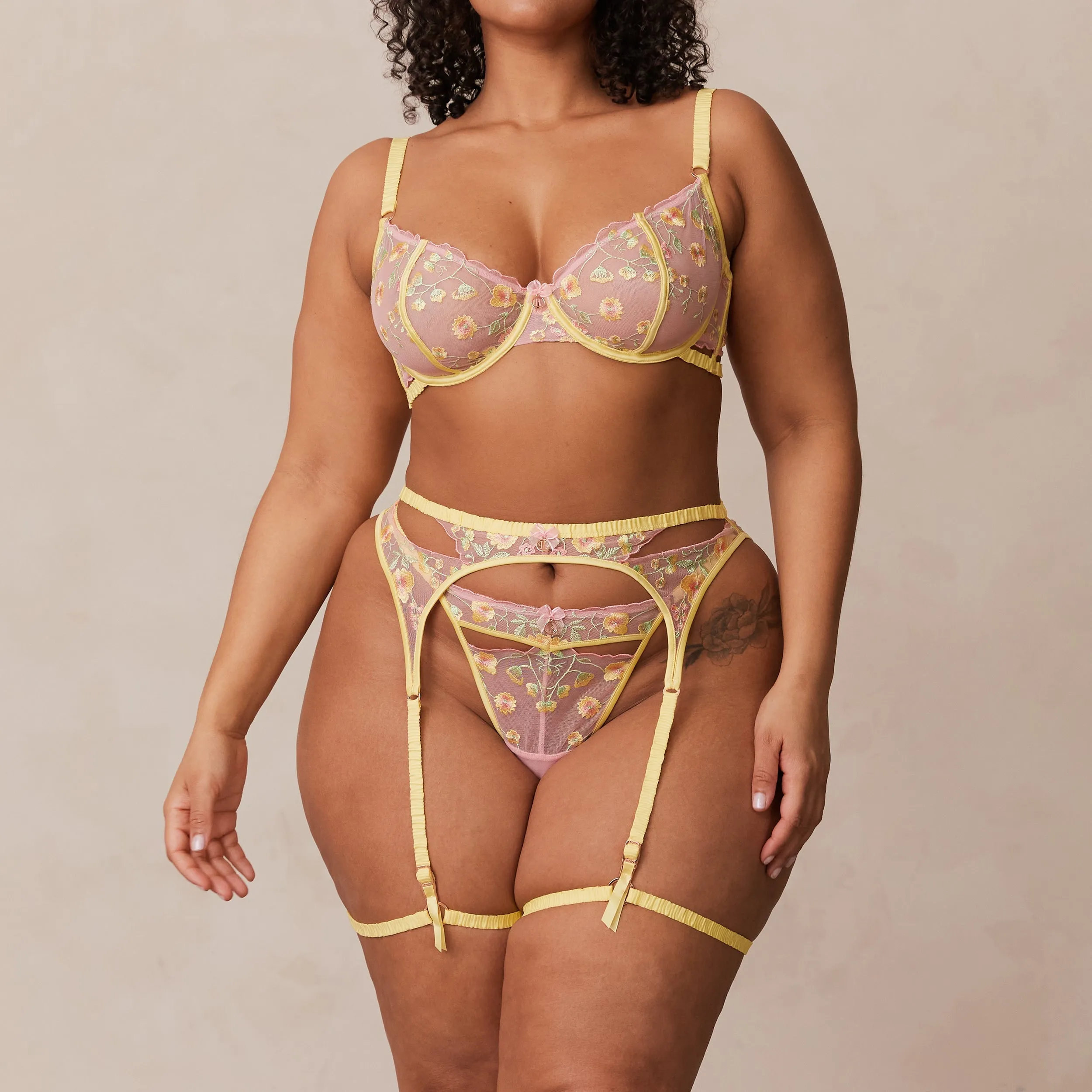 Cassia Intimates Bra (Set) - Lemon