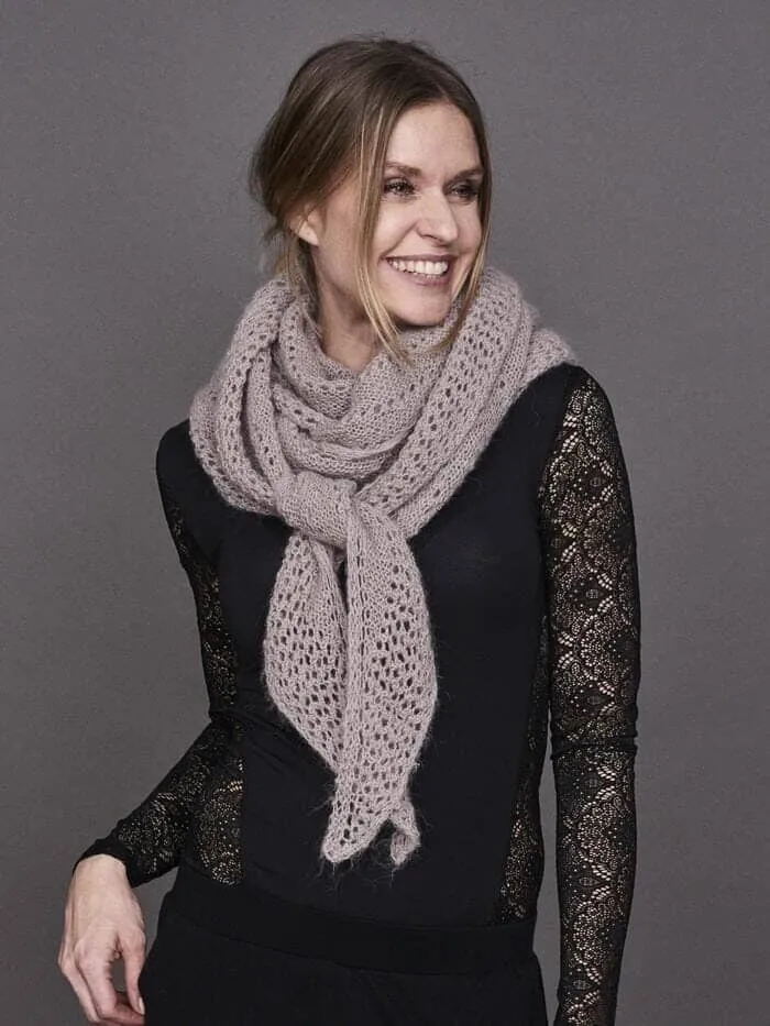 Cloud shawl (sky sjal) by Önling, knitting pattern