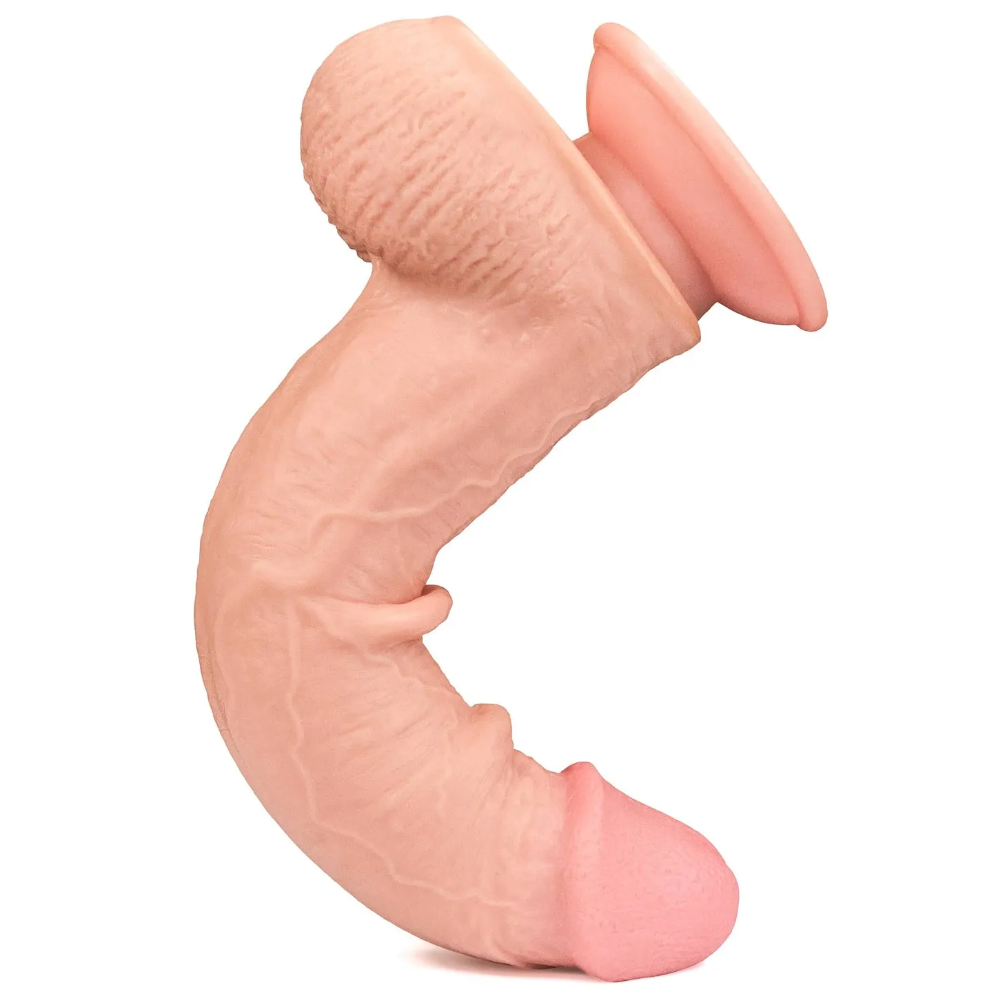 Come Closer Nude Dual Core 6.8" Realistic Dildo | Super Soft Slide Skin | Satin Bag