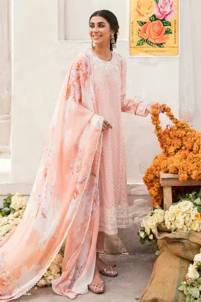 Cross Stitch Festive Eid Lawn Collection Vol-2 – PASTEL WHISPER-3PC PRINTED LAWN SUIT