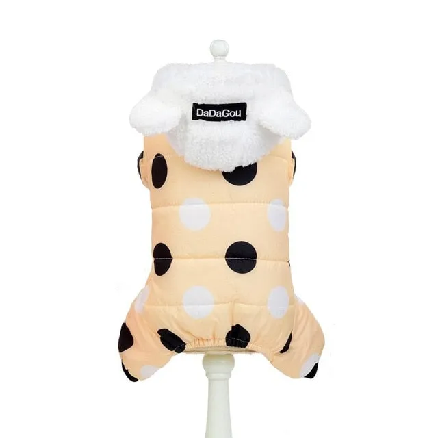 Cutie Pie Polka Dot Hoodie Coat