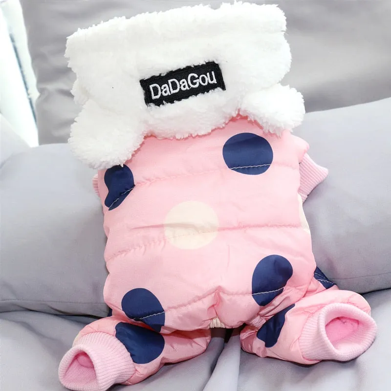 Cutie Pie Polka Dot Hoodie Coat