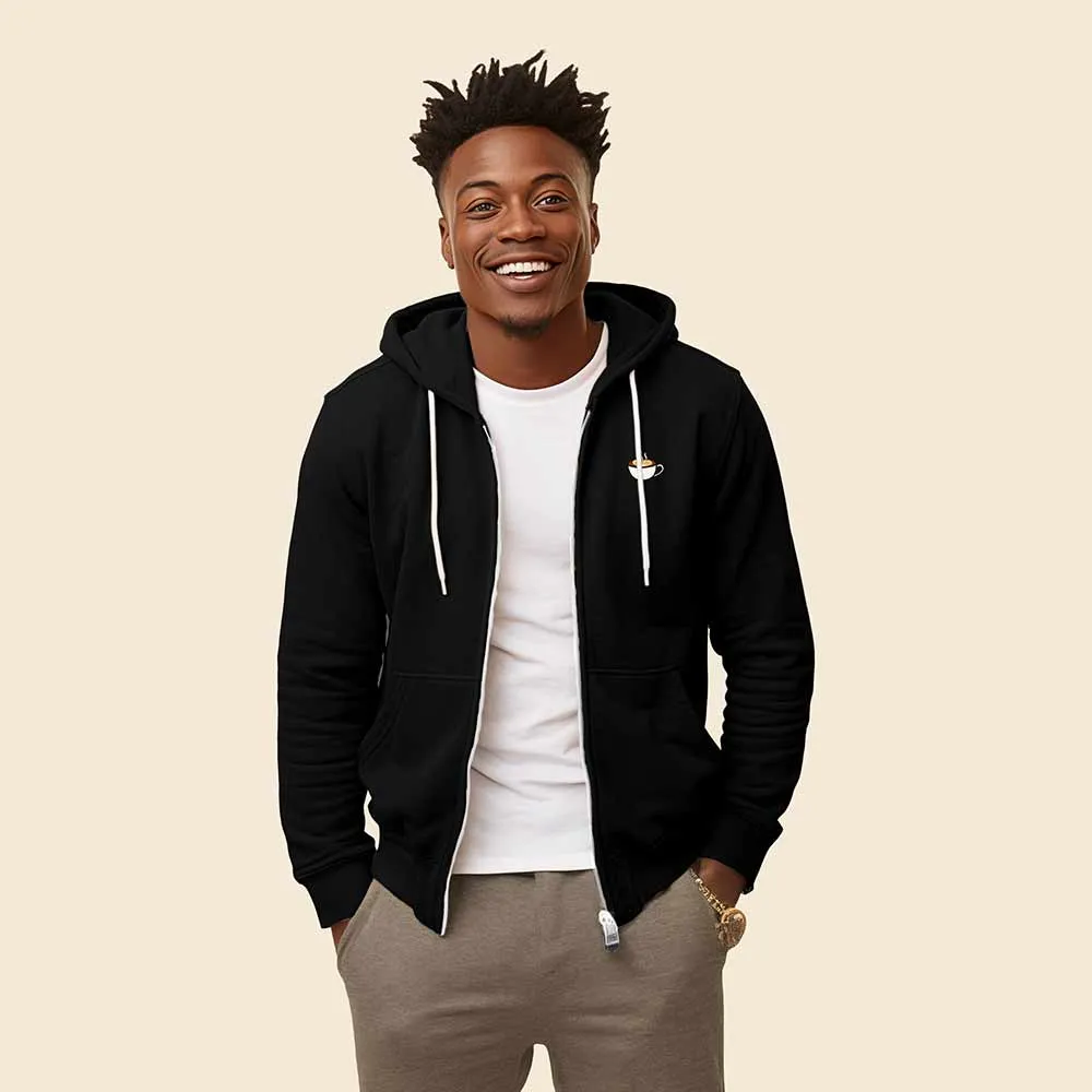 Dalix Cappuccino Zip Hoodie