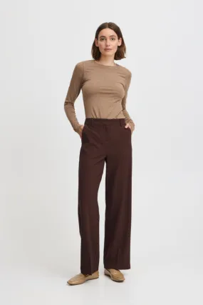 Danta Wide Leg Pants - Hot Chocolate