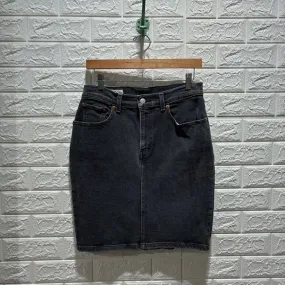 Denim Pencil Skirt