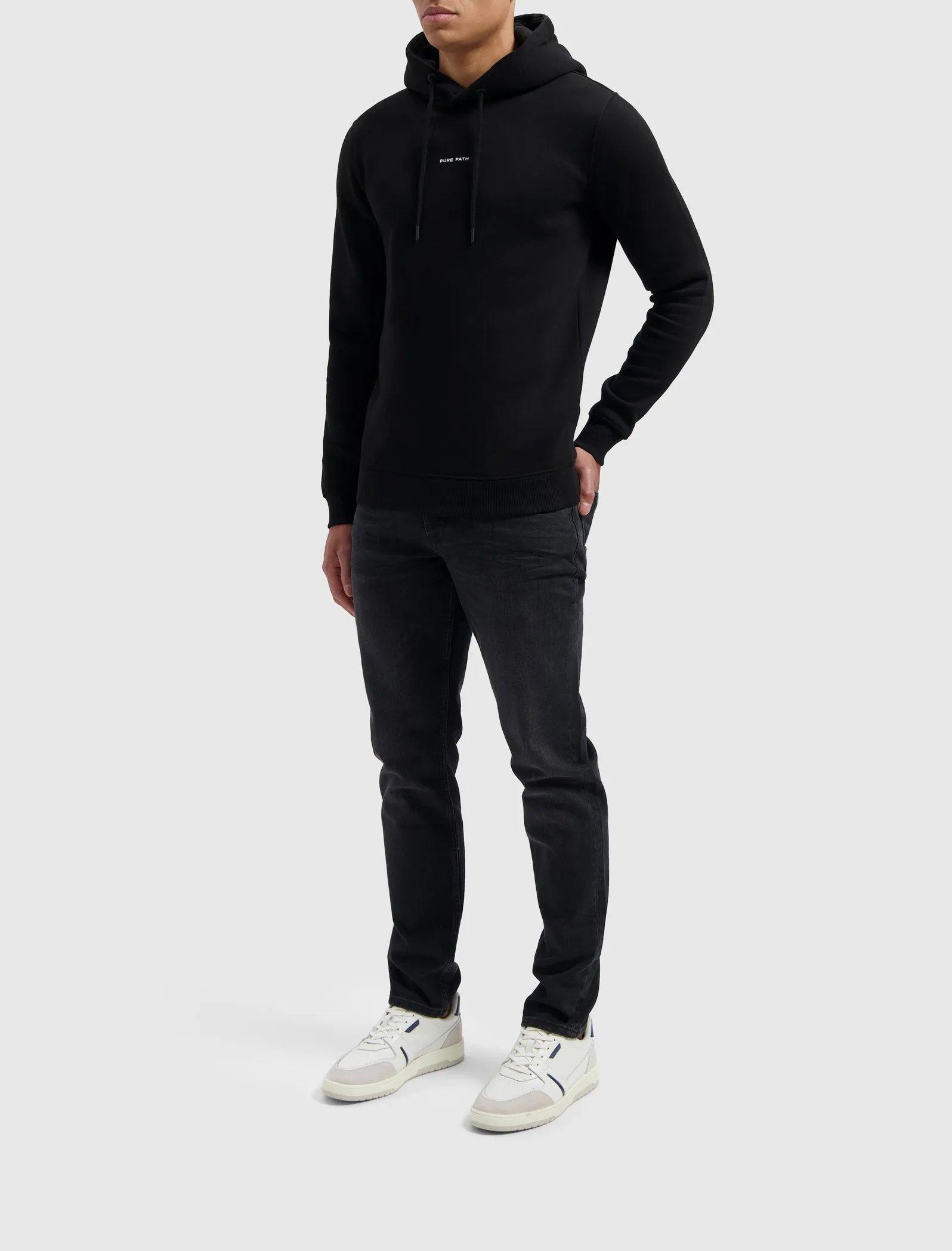 Essential Logo Hoodie | Black