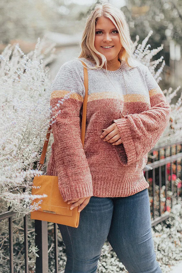 Favorite Season Chenille Sweater  Curves