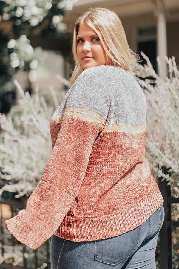 Favorite Season Chenille Sweater  Curves