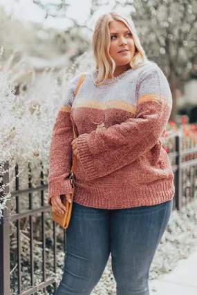 Favorite Season Chenille Sweater  Curves