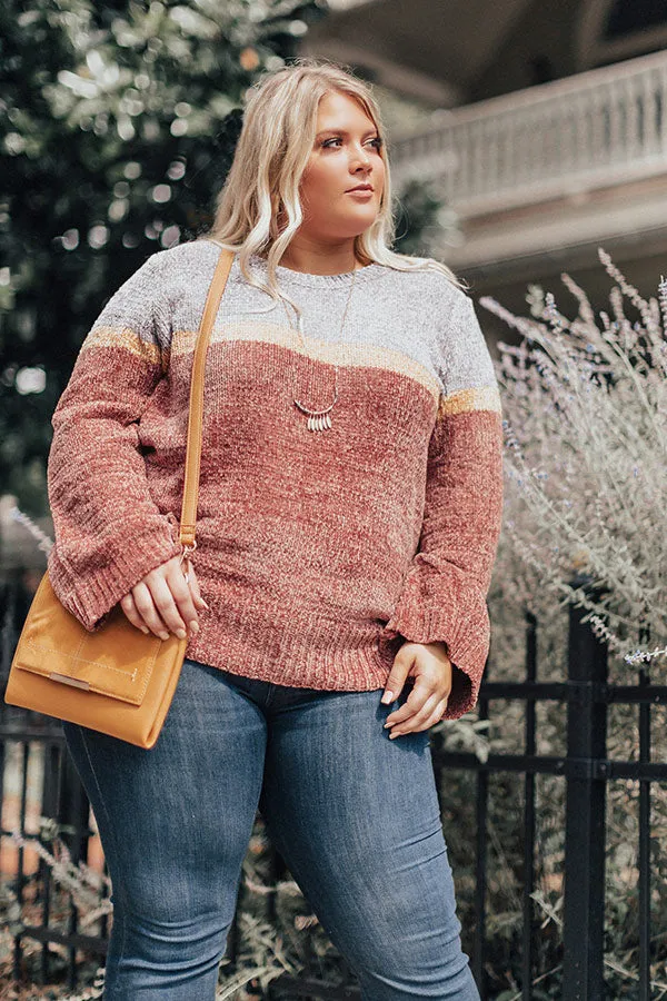 Favorite Season Chenille Sweater  Curves