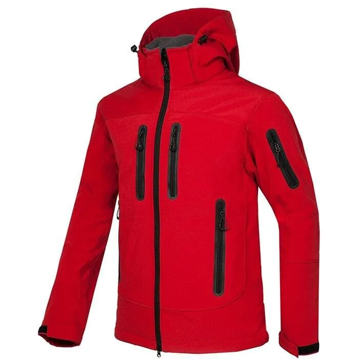 Fleece Thermal Outdoor Hooded Hiking Coat