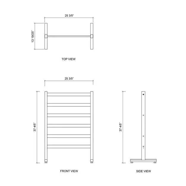 Floor Mount Electrical Towel Warmer 37"