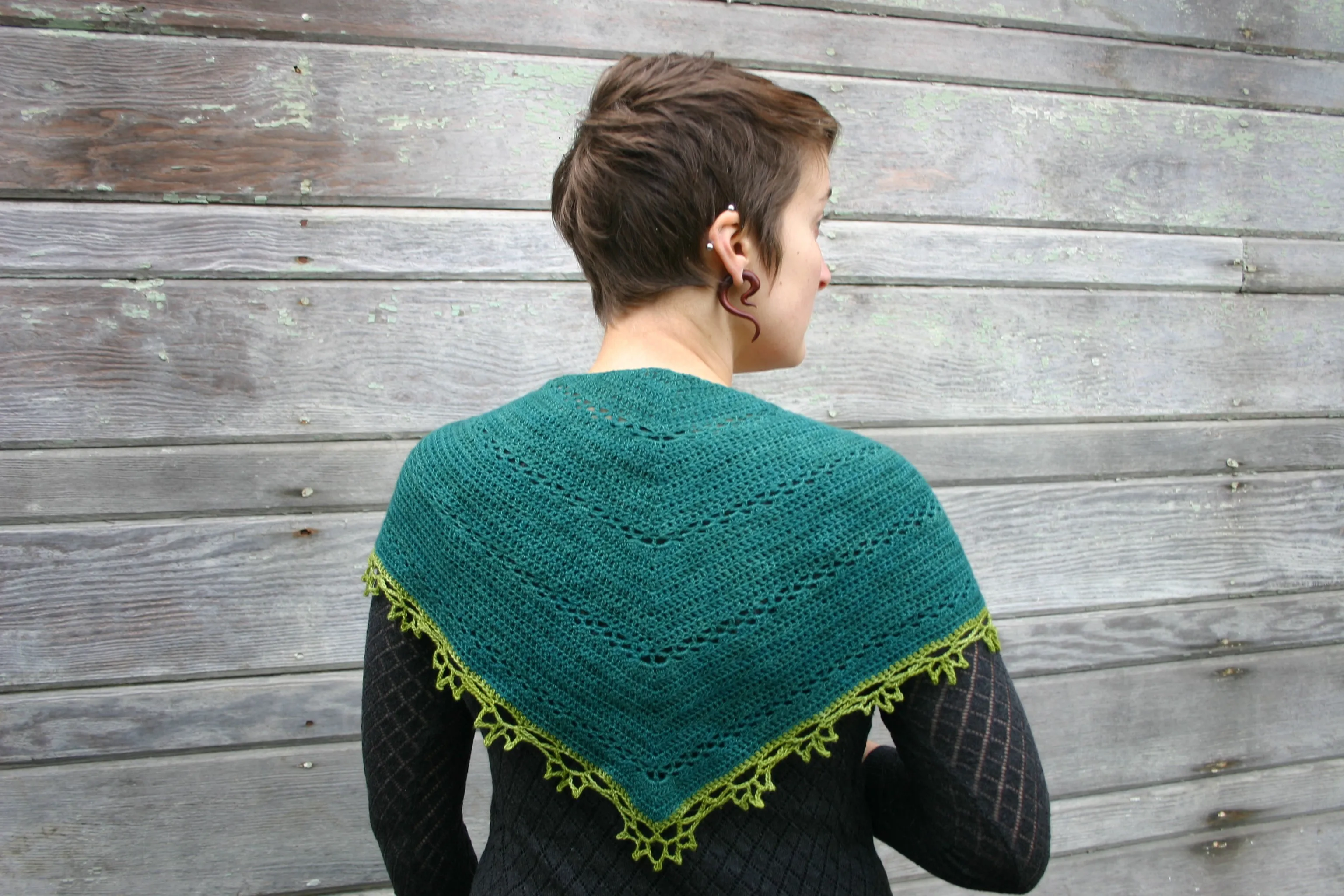 Fretwork Shawl pattern PDF