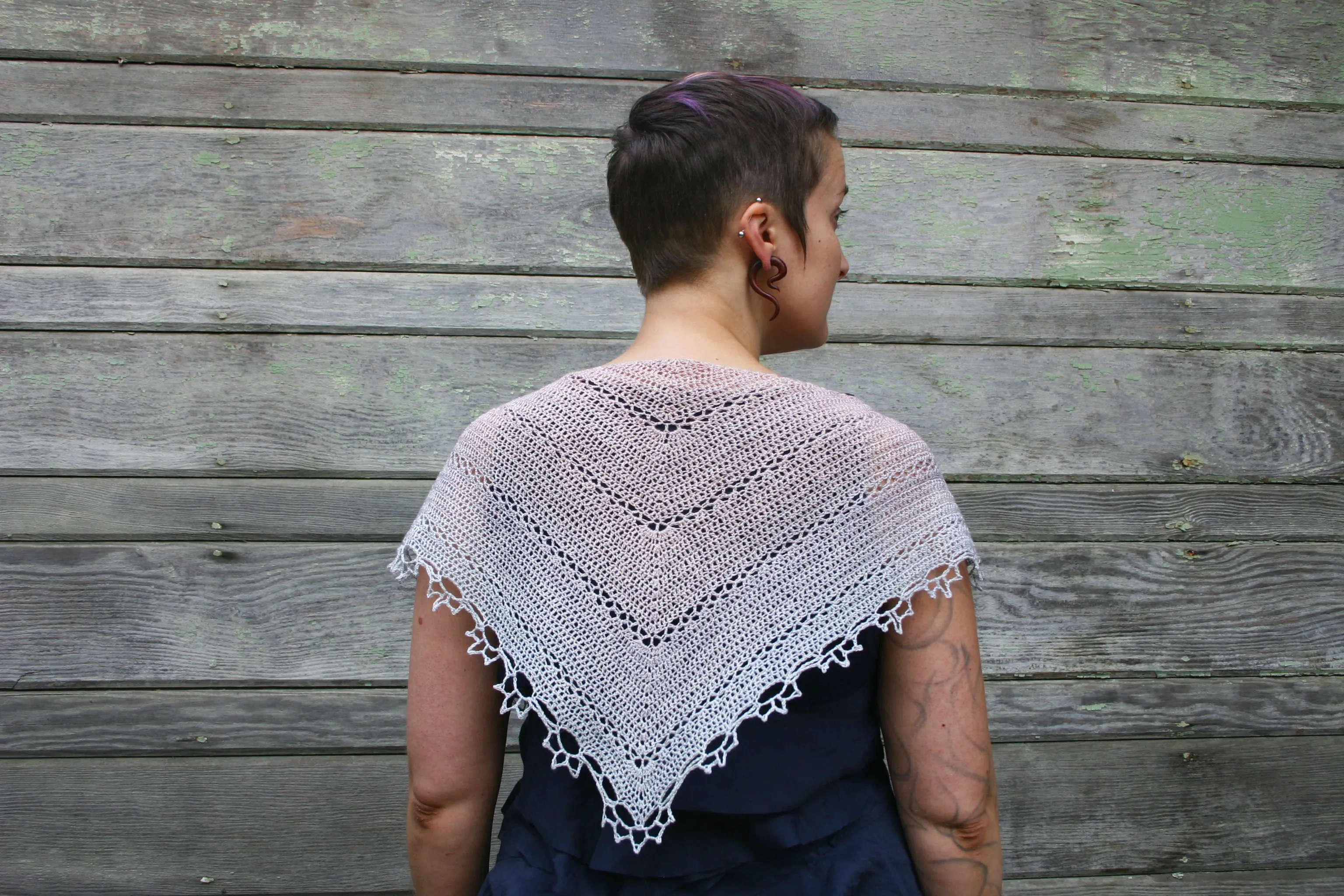 Fretwork Shawl pattern PDF