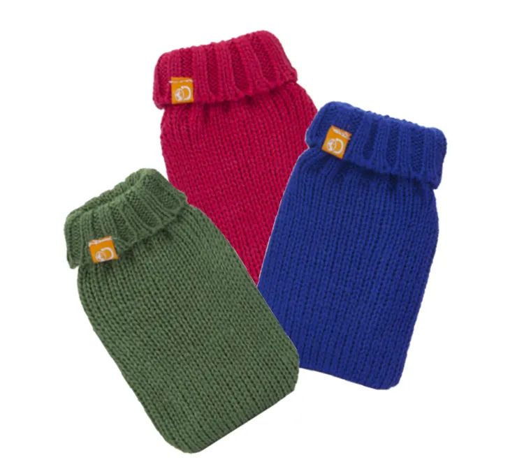 Generise Reusable Hand Warmer with Knitted Cover Single or Double - Random Colour (Blue, Red or Green)