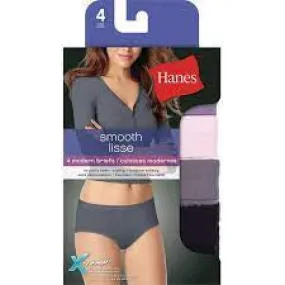 Hanes 4-Pack Microfibre Panty - Full-Brief - Multi-Color