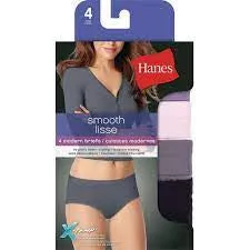 Hanes 4-Pack Microfibre Panty - Full-Brief - Multi-Color