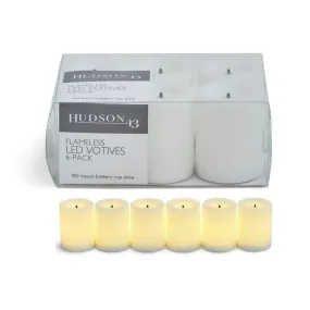 Holiday LED Votive Candles 6pk White