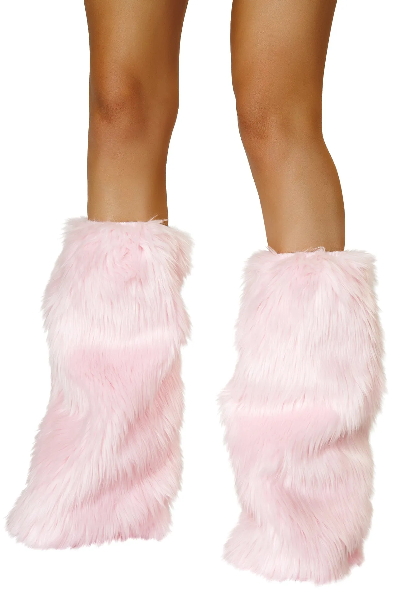 J-Valentine 8003 - Basic Faux Fur Leg Warmers