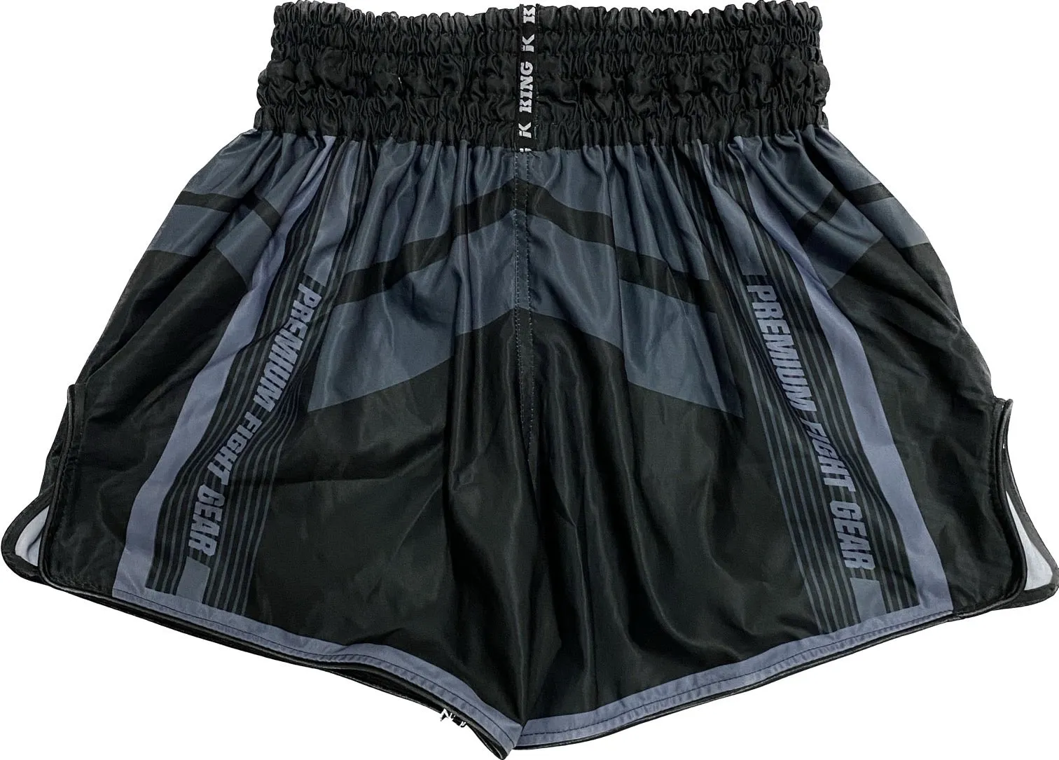 King Pro Boxing Shorts KPB Starr Black Grey