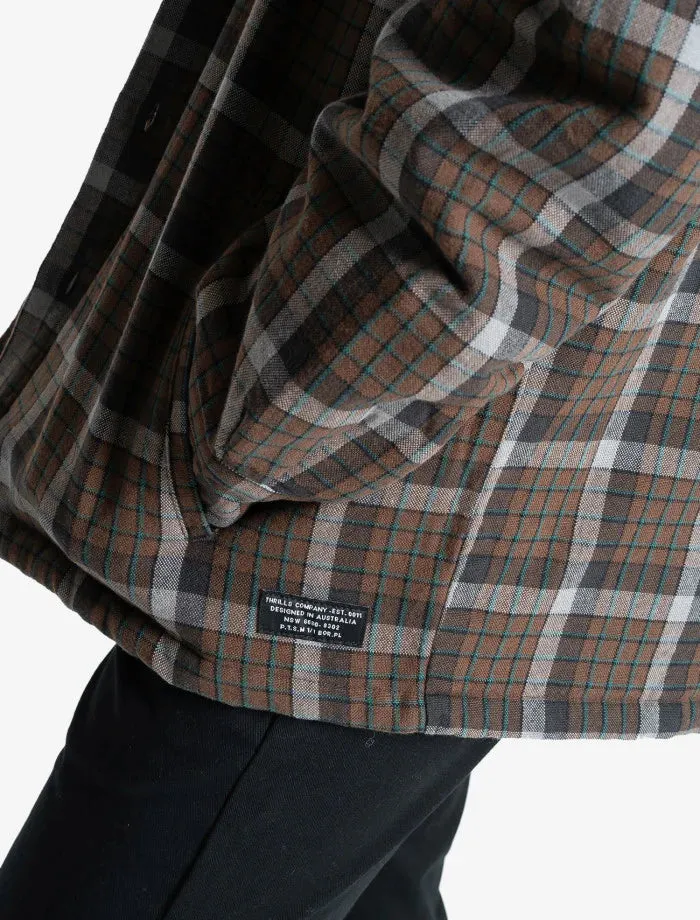 Labour Flannel Jacket Brown