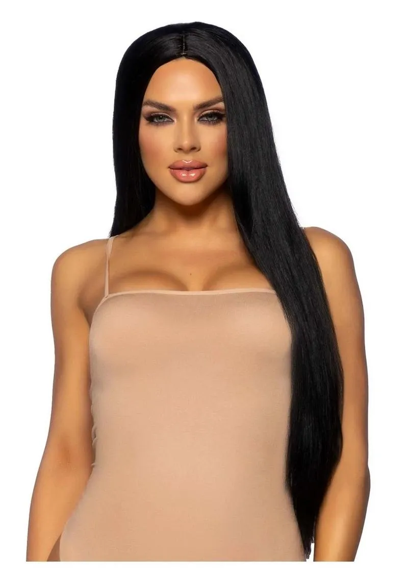 Leg Avenue Long Straight 33 Center Part Wig