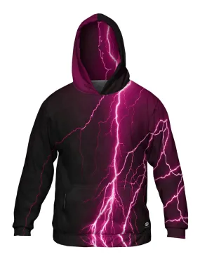 Lightning Storm Maroon Black