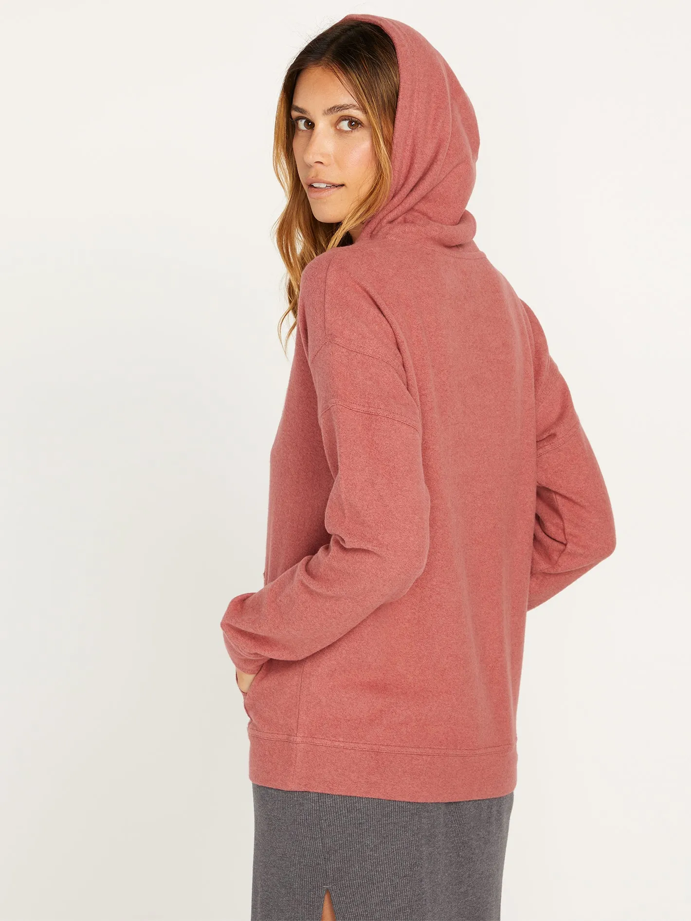 Lived in Lounge Zip Hoodie - Rosewood